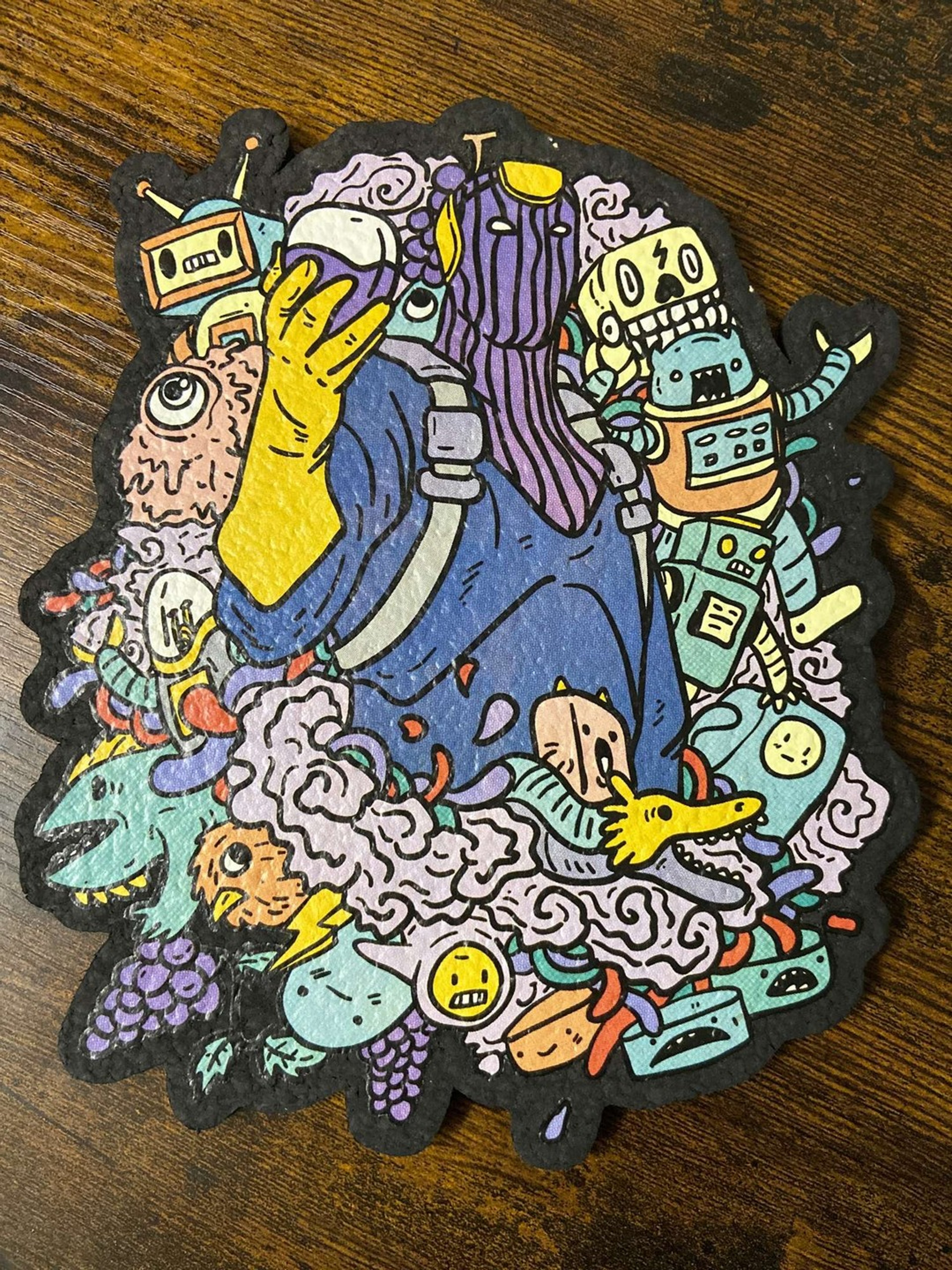 Grape God Mood Mat image 0