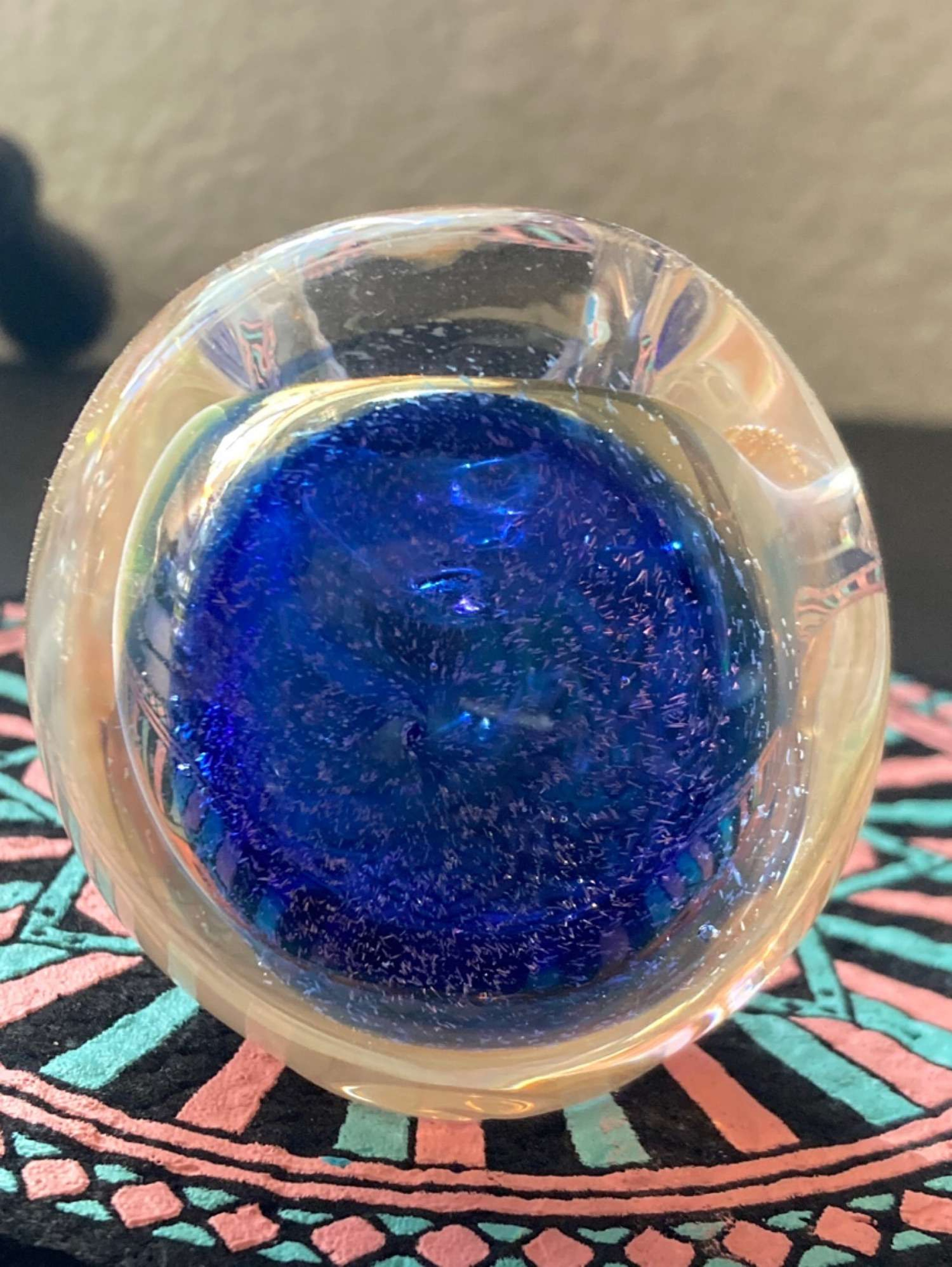 Skumbagz blue fume dichro pipe image 0