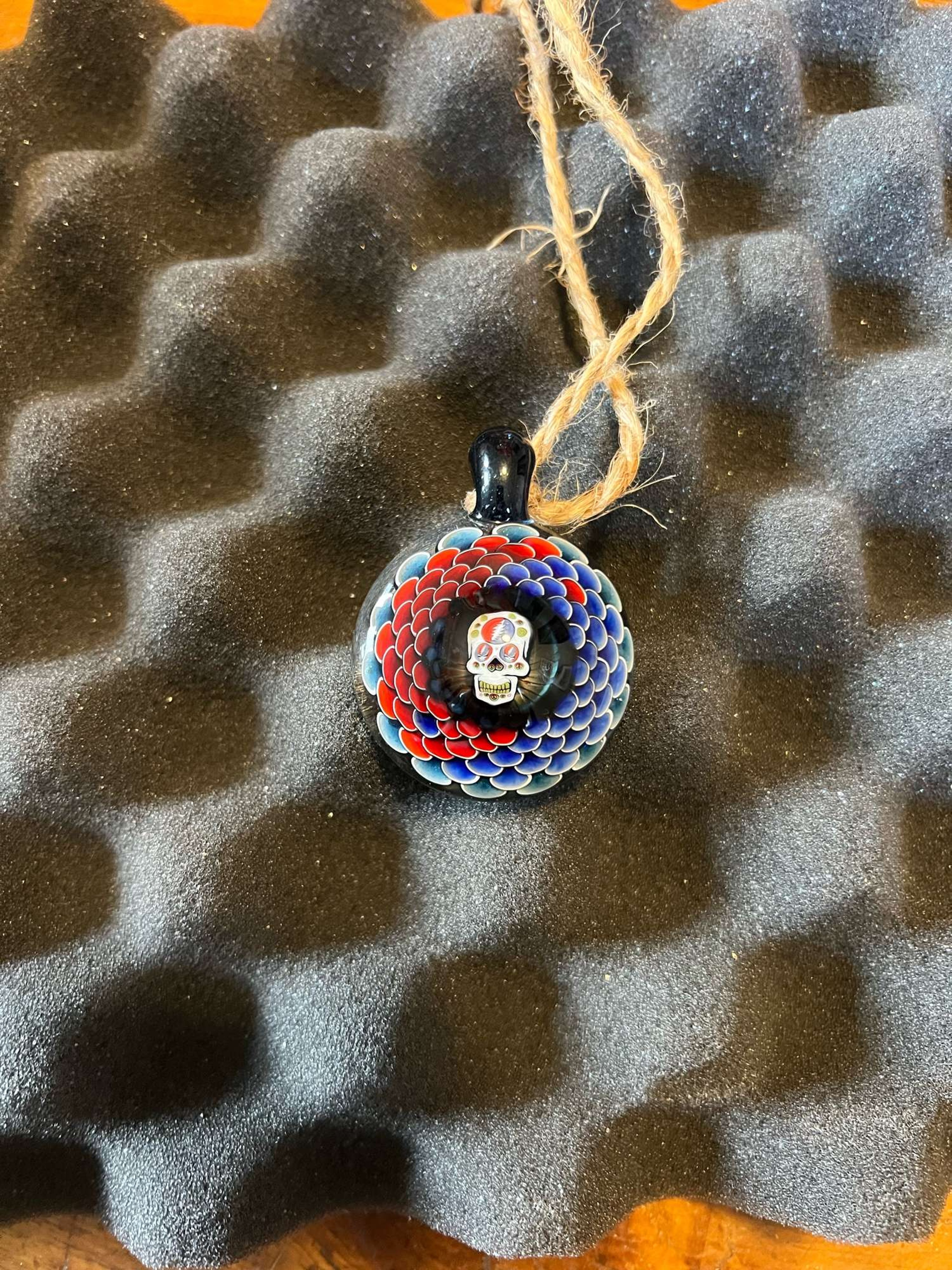 Grateful Dead Pendant by JuJu Glass image 0