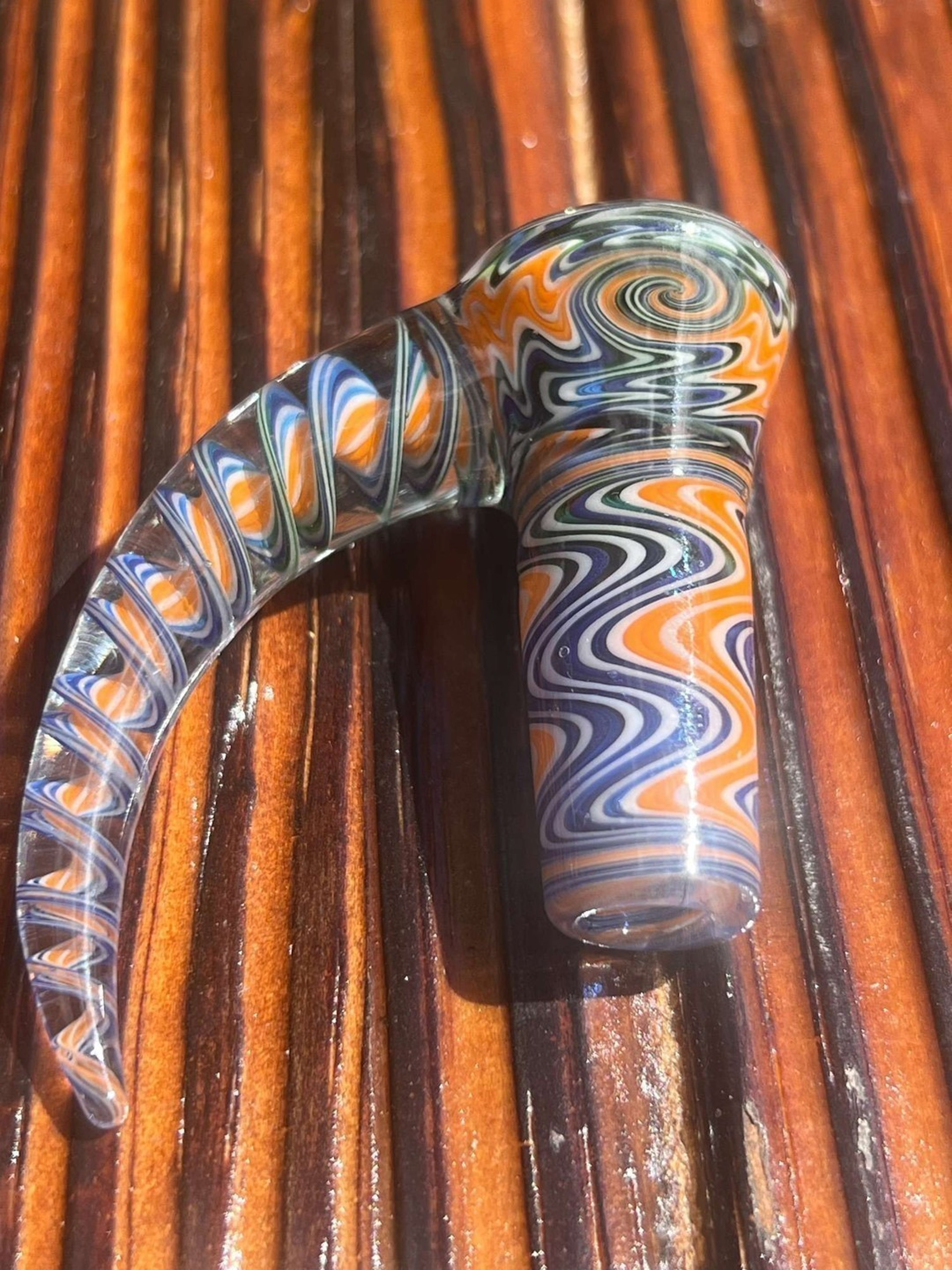 Preview pic of 1 of 1 fully worked custom Texas Tubes matching stem + bowl set 