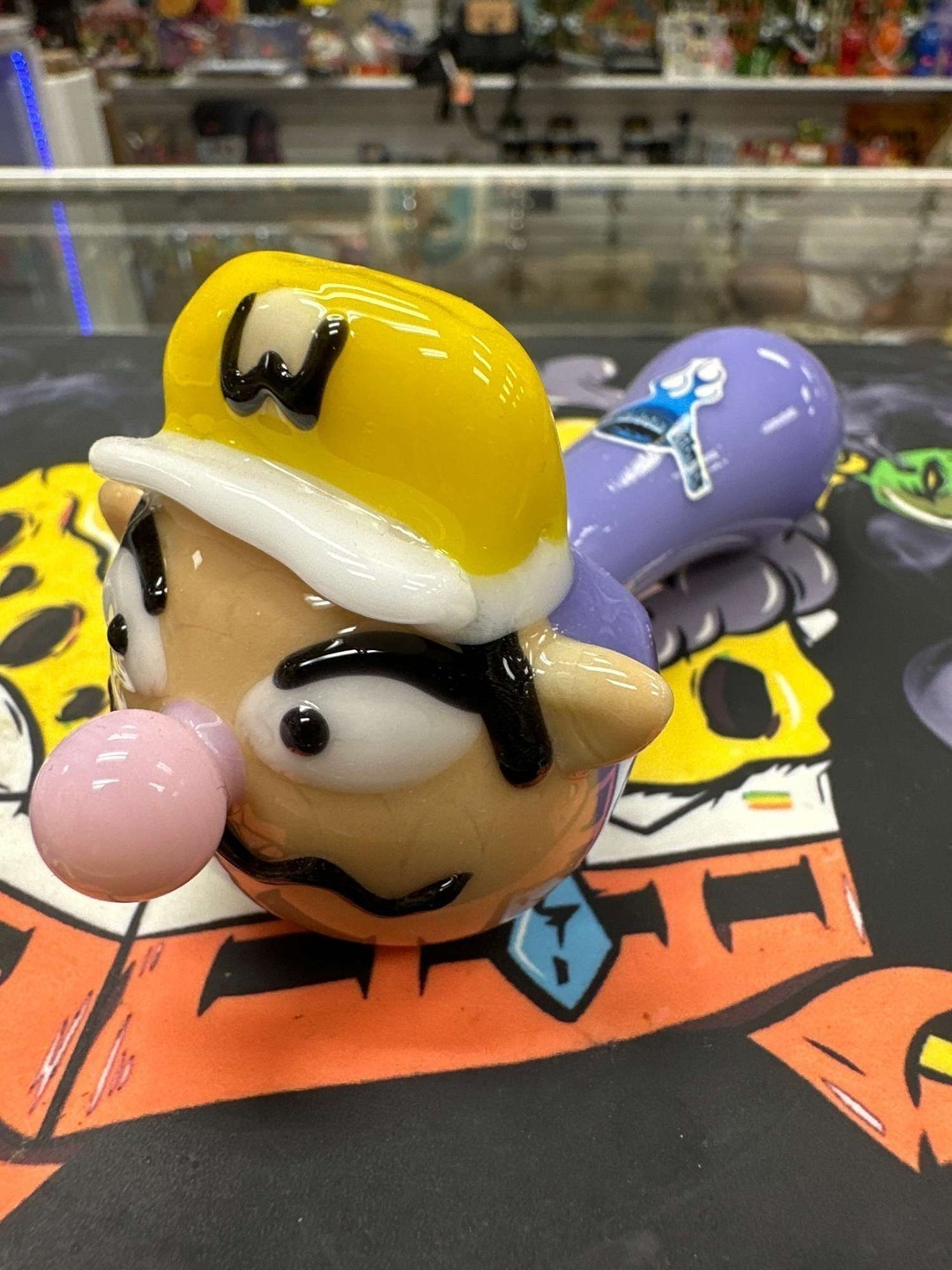 Chameleon Glass Wario Nintendo Bowl image 0