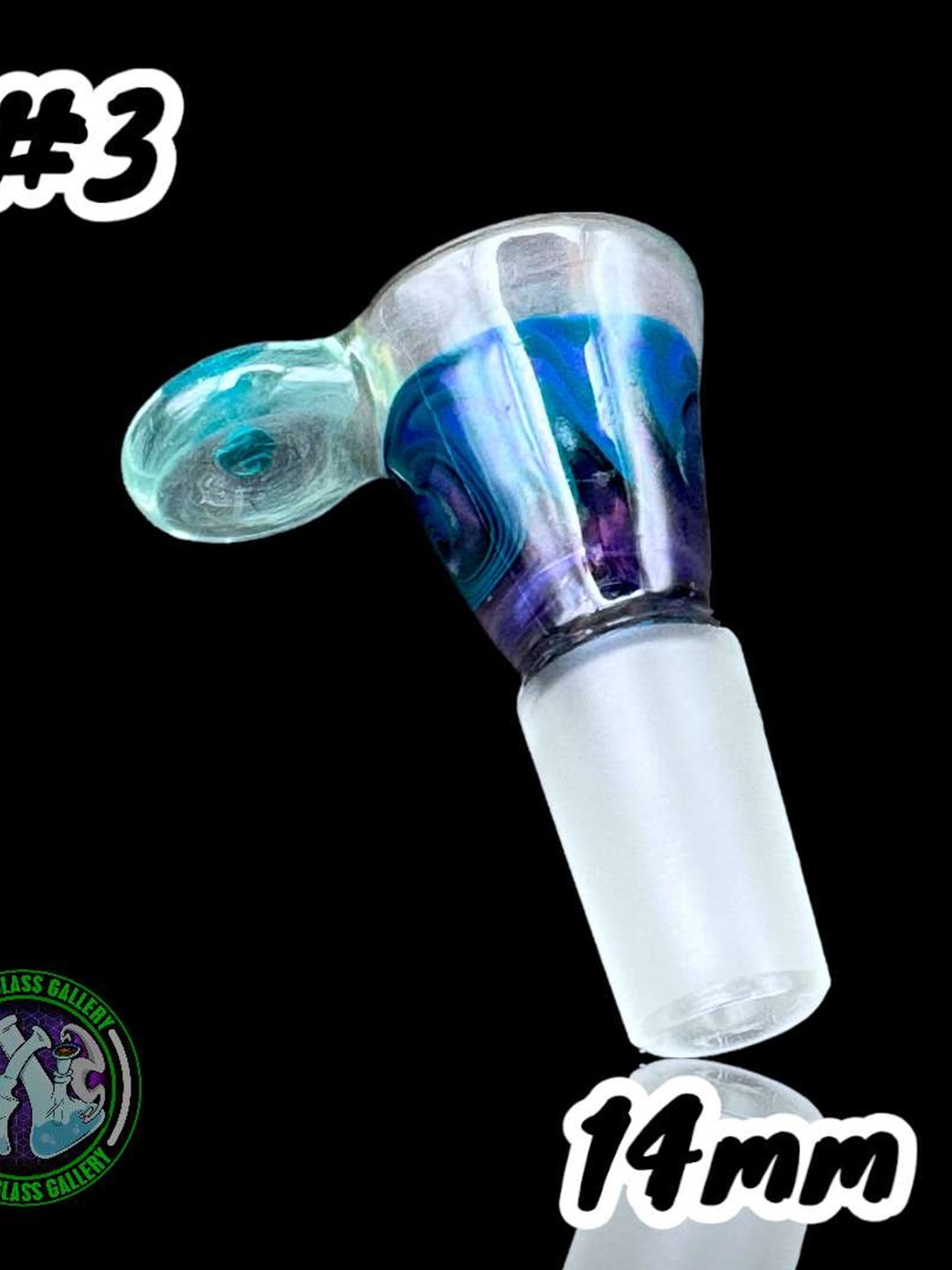 Preview pic of Talon Glass - Worked Flower Bowl #3