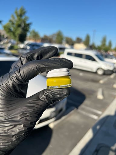 Preview pic of Empty1glass jar yellow color