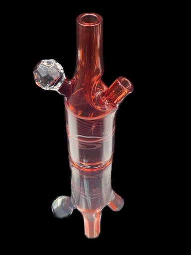 Preview pic of Glass Mechanic X Willstar Collab Hydra Faceted Cab Sake Bottle