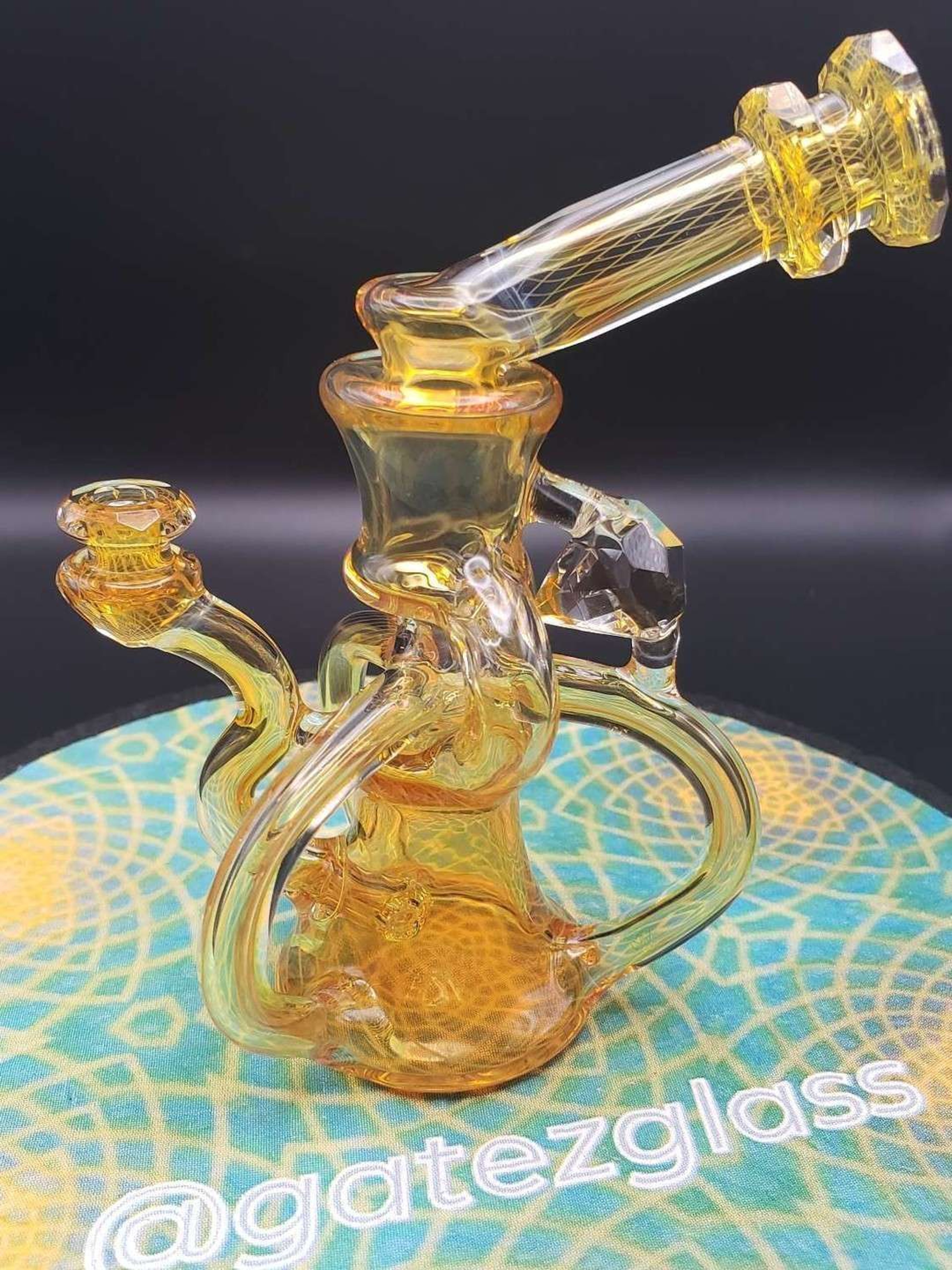 Preview pic of Gatez Glass 5mm silver fumed triple double