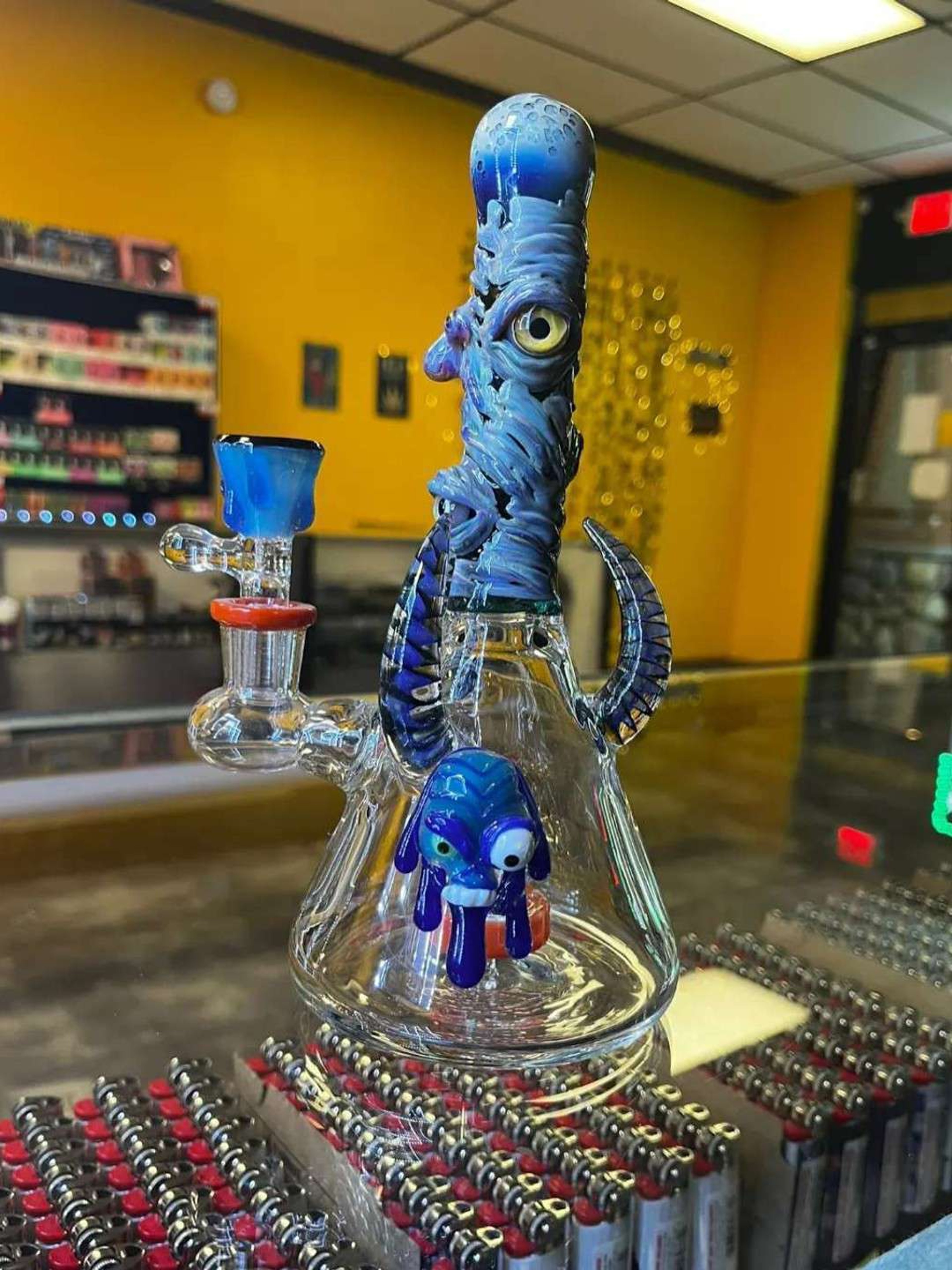 Winter Sale! Thick Tattoo Glass Rig image 0