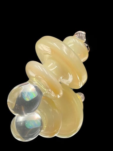 Preview pic of BakedKreations White Satin Spinner Cap #5