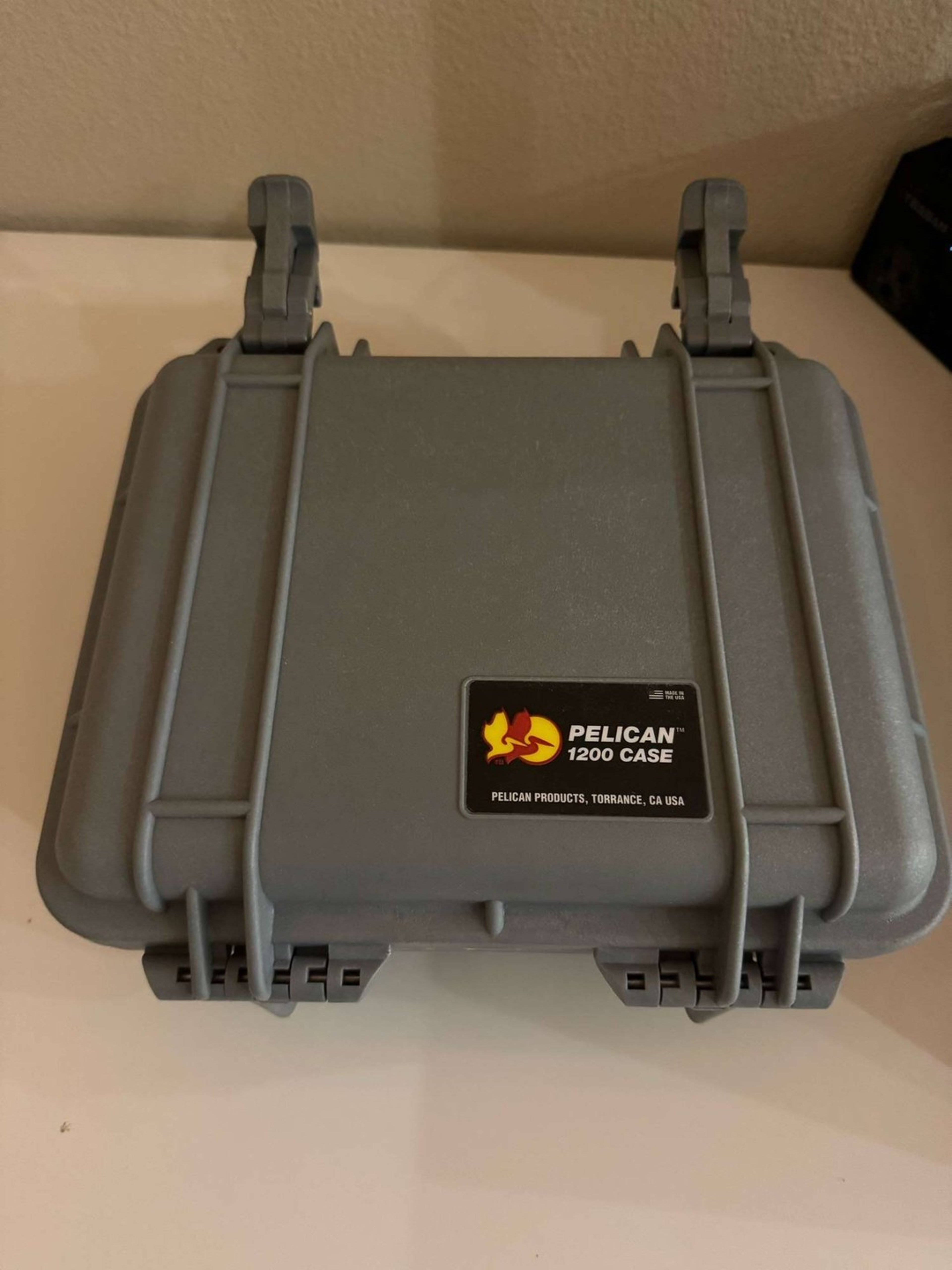 Pelican 1200 case Grey Used Only Once! image 0