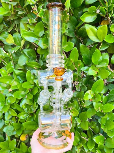 Preview pic of Lookah 17 Inch Dual Honeycomb Inline Perc Water Pipe
