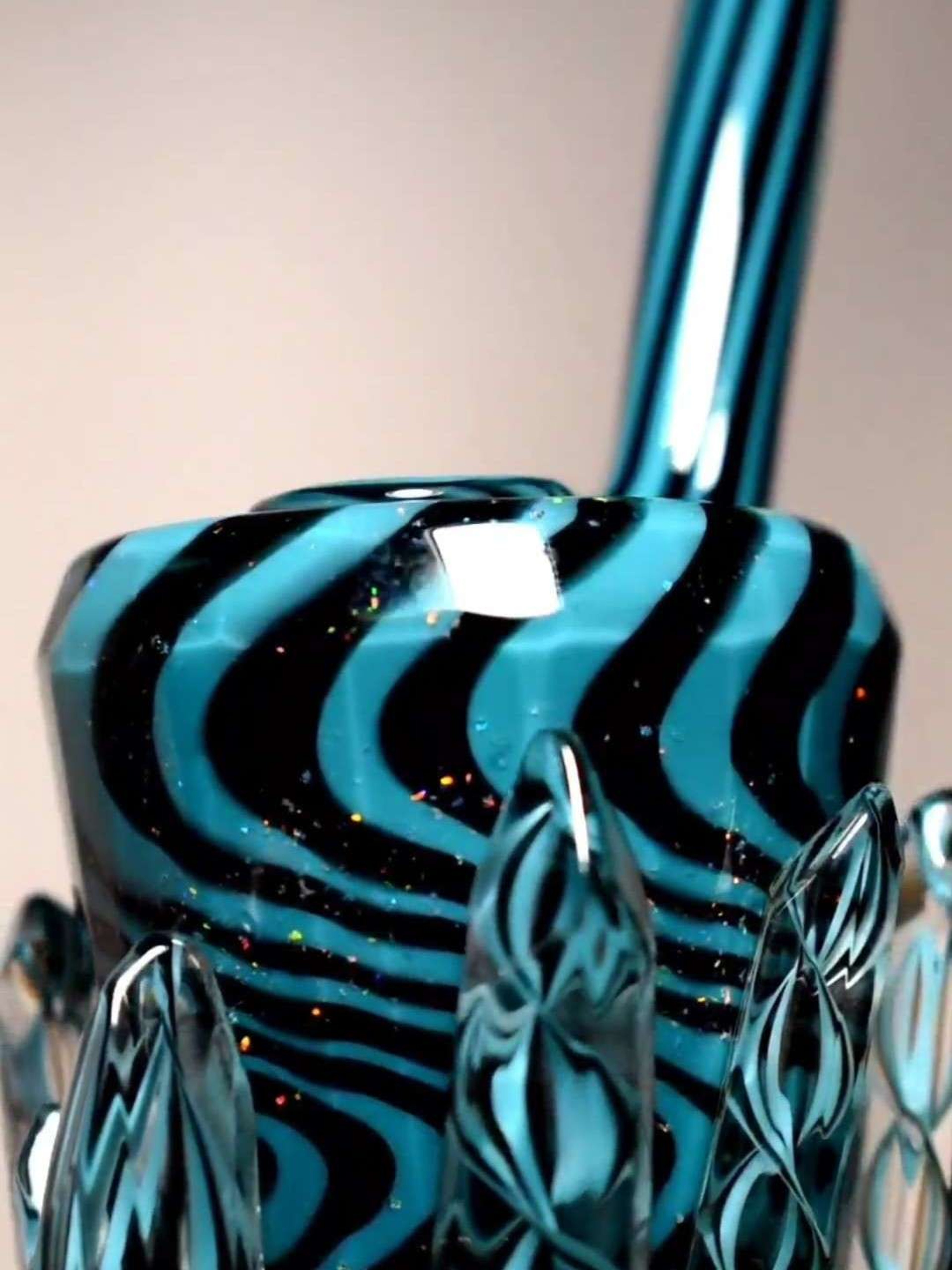 Preview pic of Agua Azul X Onyx with crushed opals