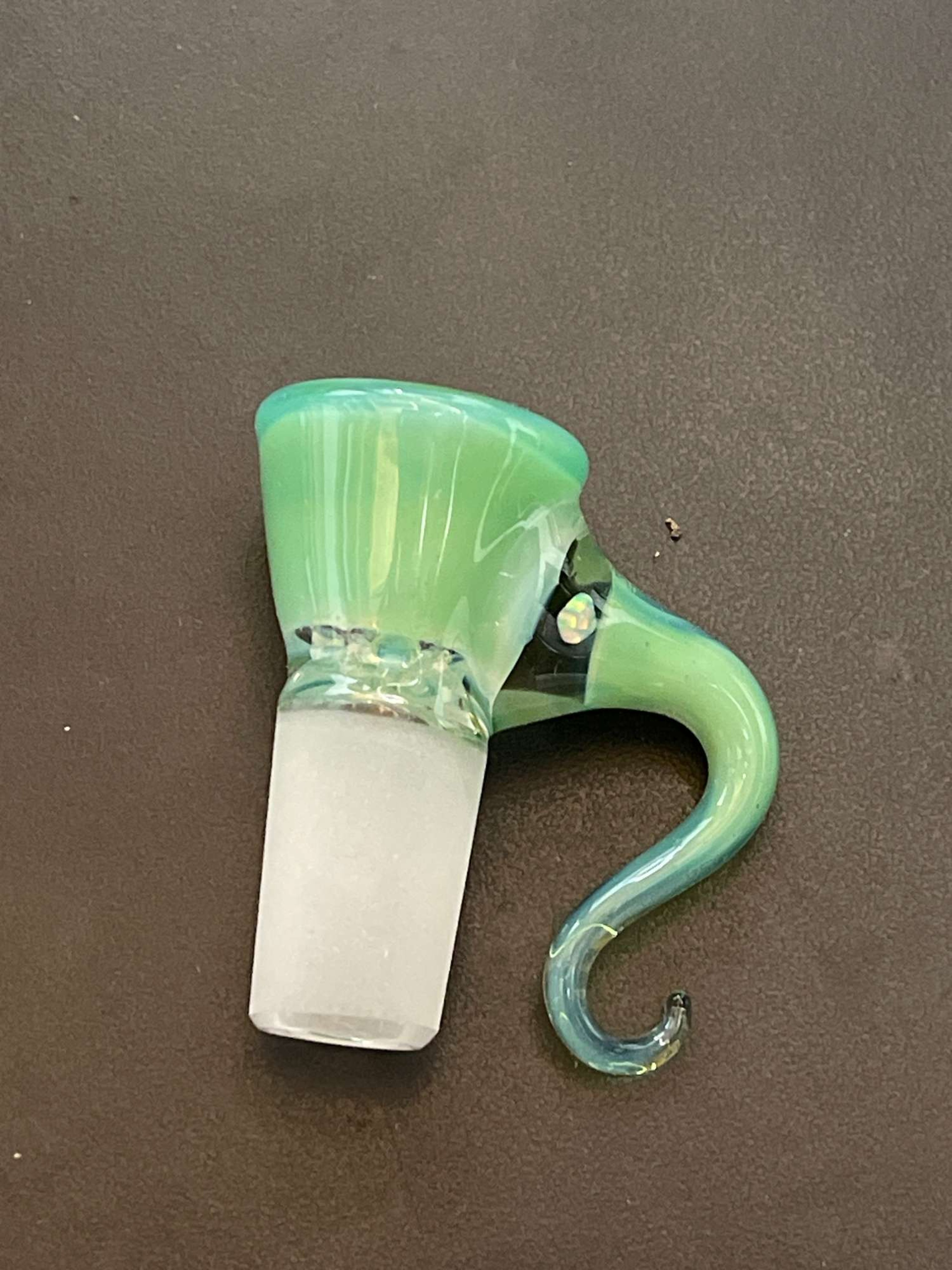 Preview pic of Slyme bowl w/ encased opal+horn