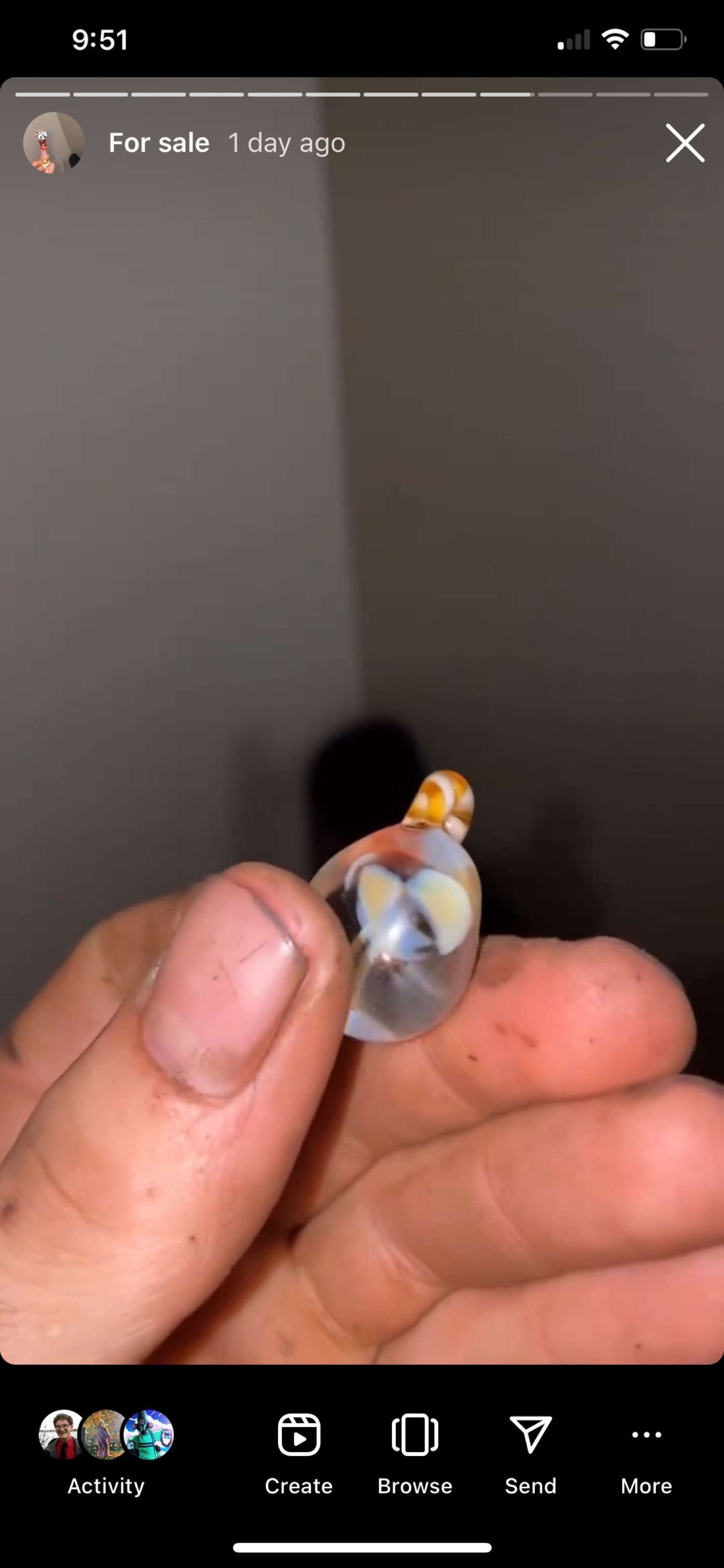 Mushroom pendant image 0