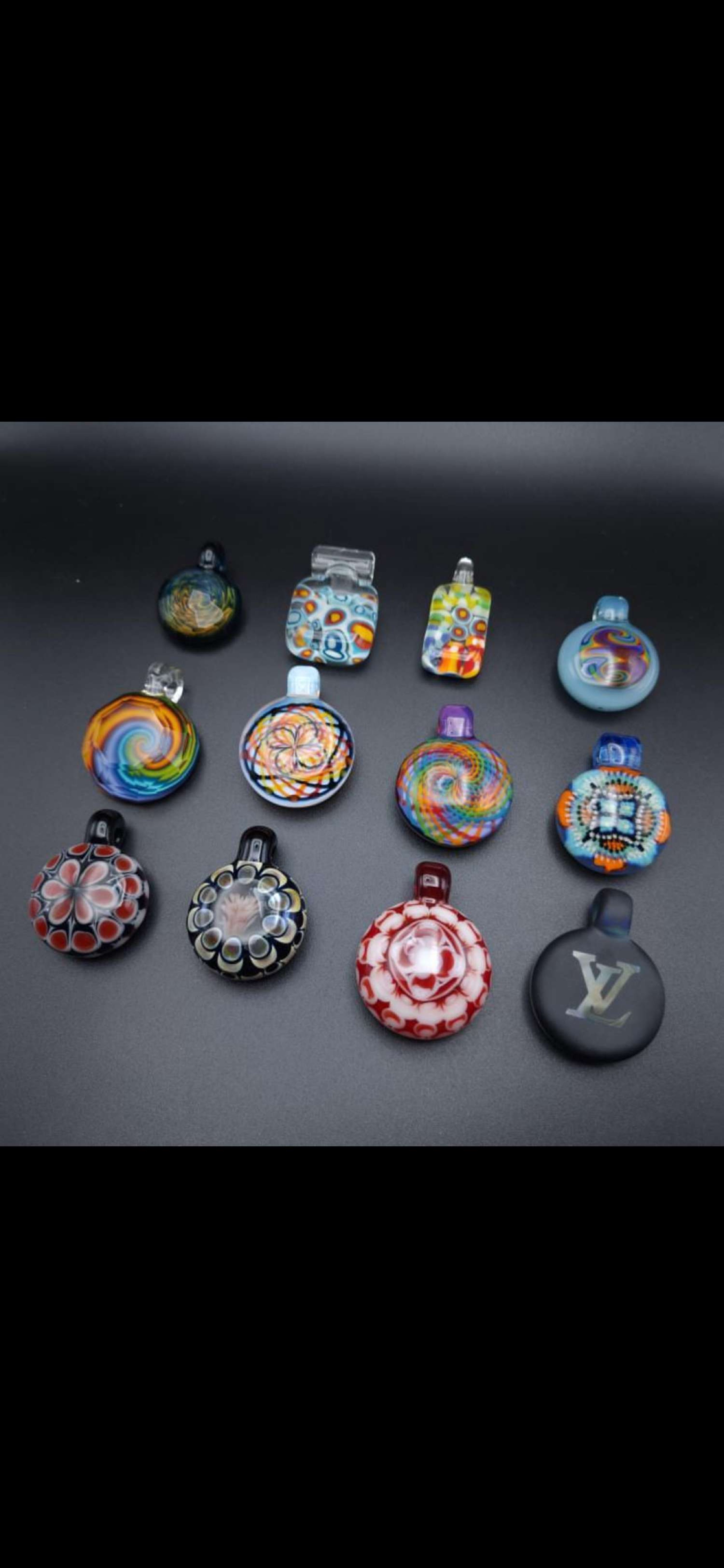 Preview pic of trappedglass pendies