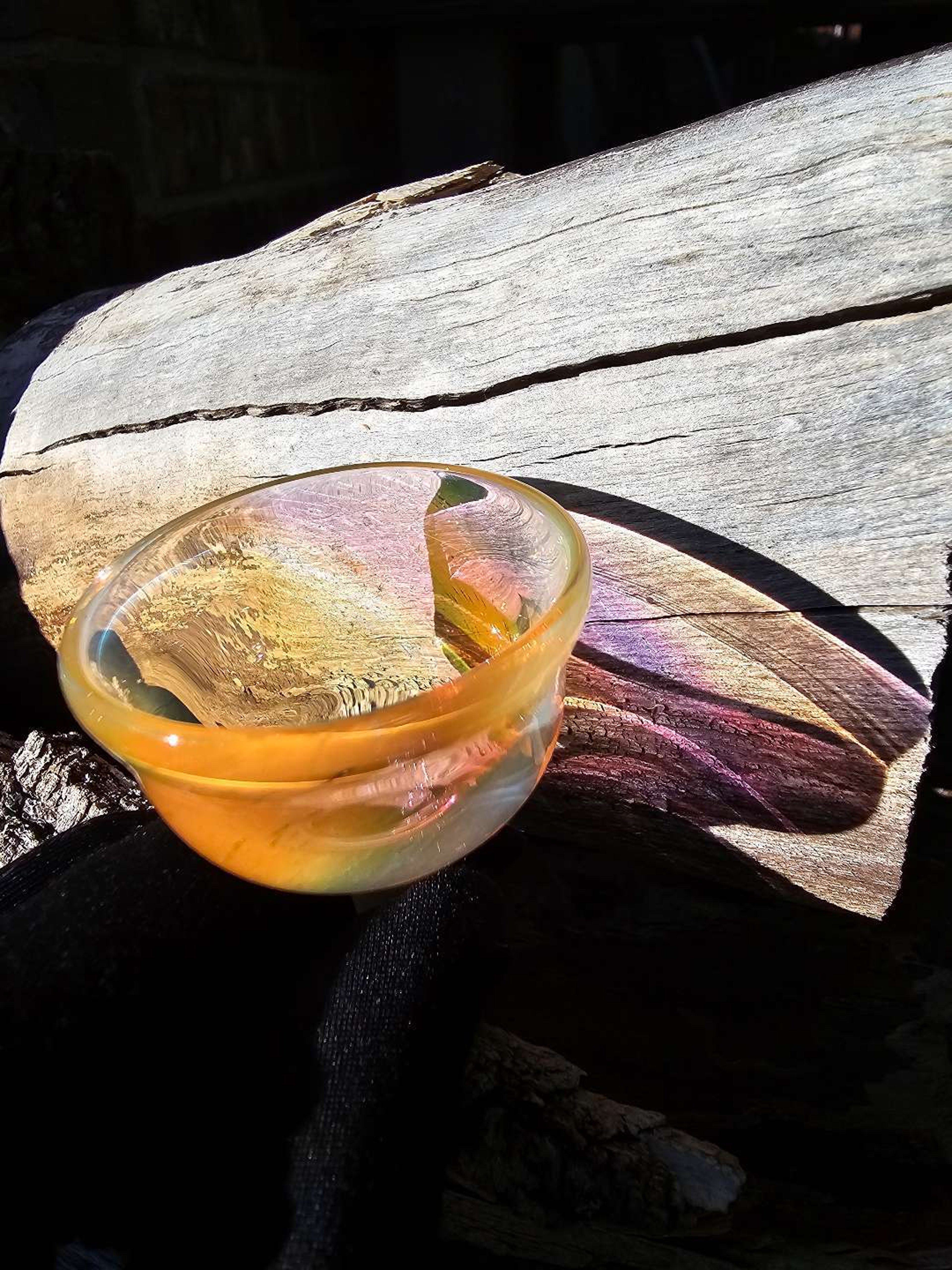 Fumed glass funnel image 0