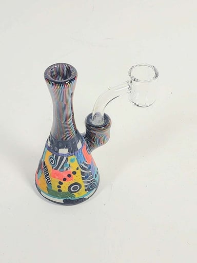 Preview pic of BirdDogg '16 fully worked 10mm concentrate mini rig w/ banger