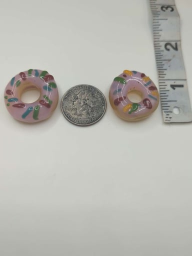 Preview pic of Donut pendys, "his & hers"