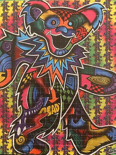 Preview pic of grateful  dead blotter art signed and numbered