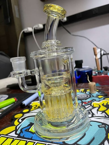 Preview pic of Leisure Glass Fumed 13 Arm Tree Incycler