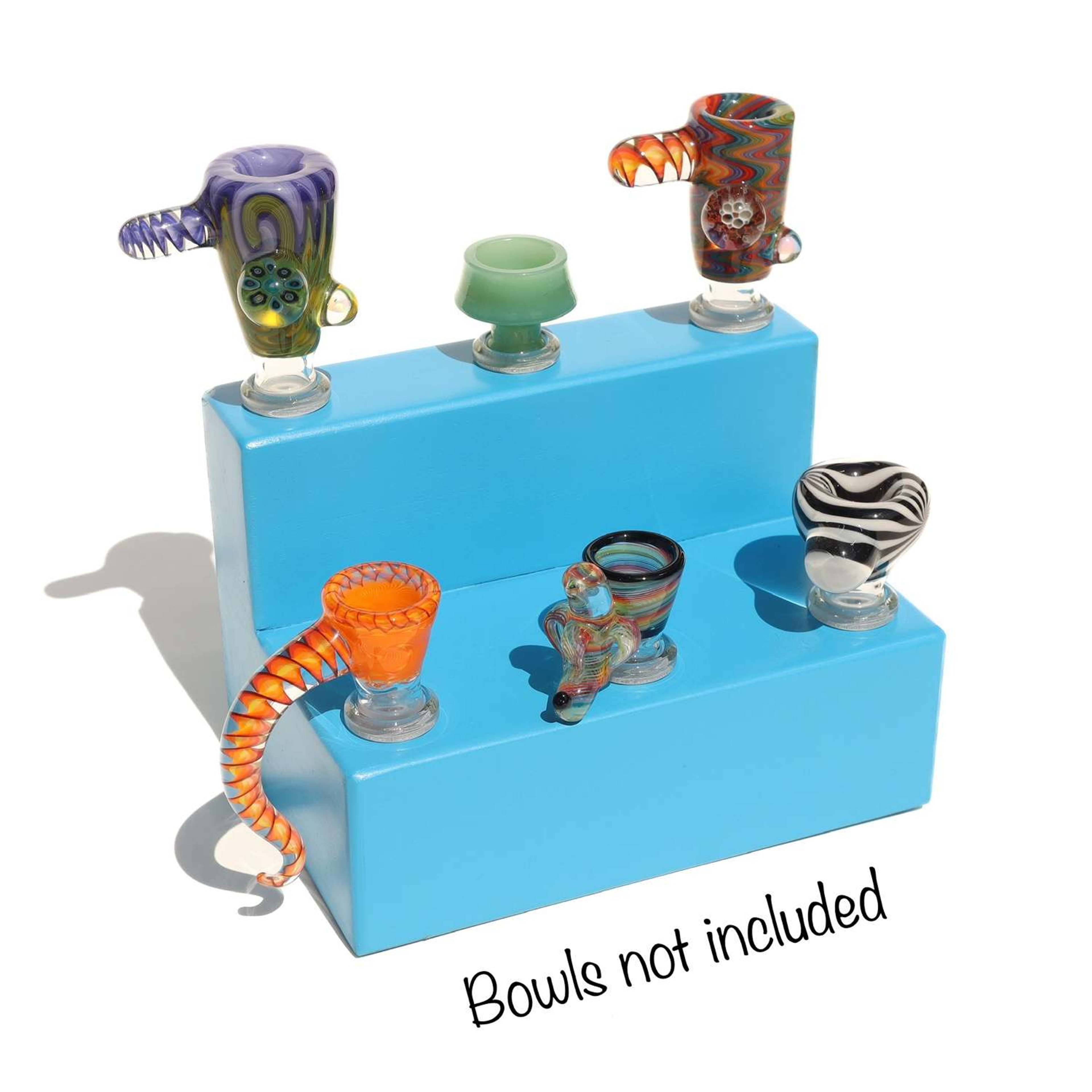 Preview pic of Slide Display Stand - Holds 6x 14mm Slides, Bowls or Bangers