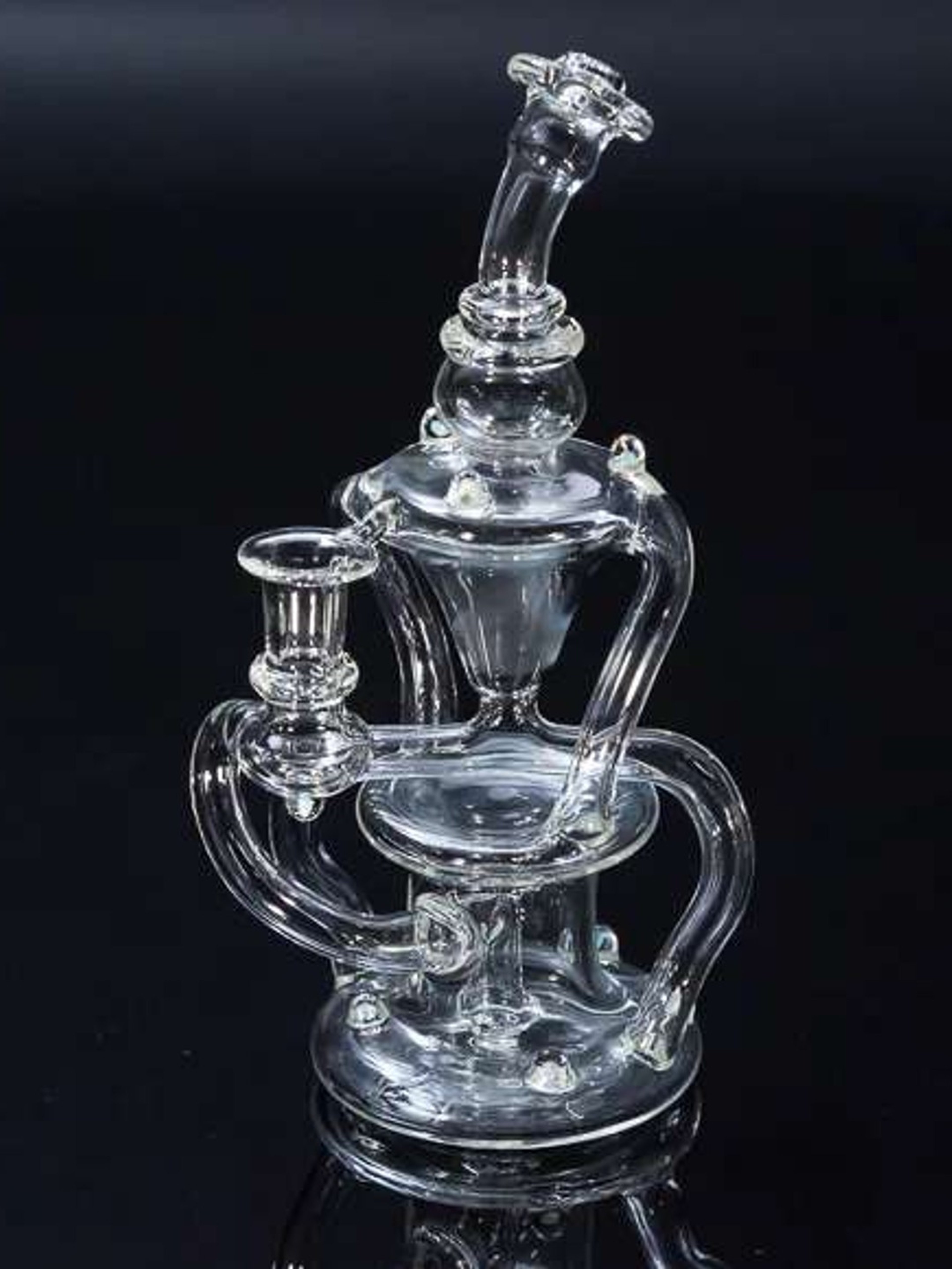 Preview pic of GENTRY GLASS CLEAR DUAL DRAIN RECYCLER