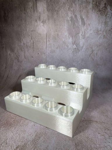 Preview pic of White Silk Display Stand (Pick Your Color)