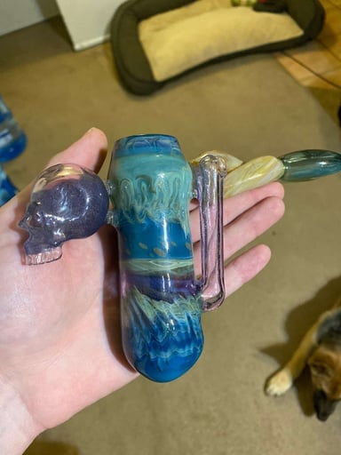 Preview pic of Marble snorkel bubbler 1 of 3