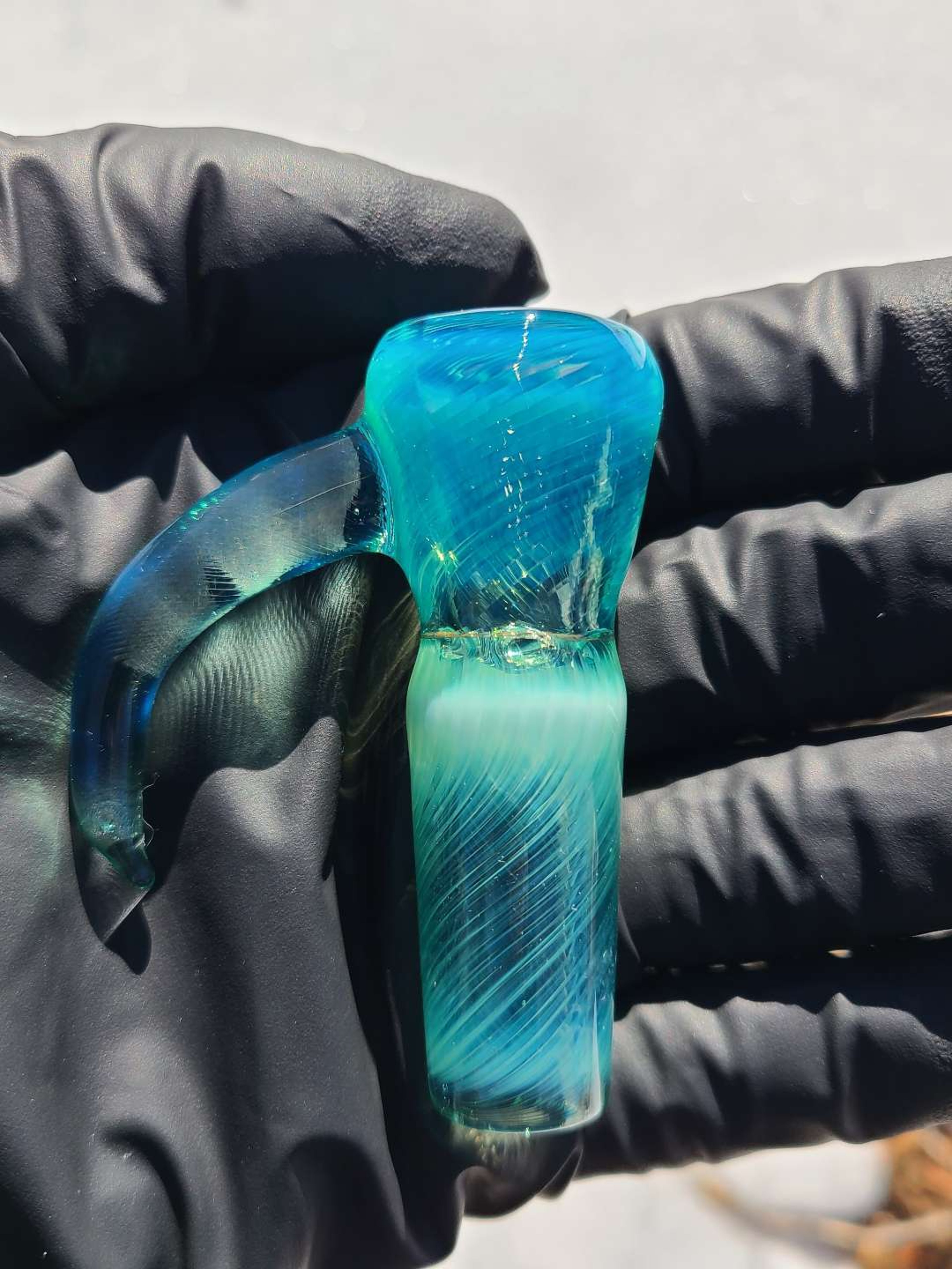Fully worked 18mm 4-Hole Meta-Terrania image 0