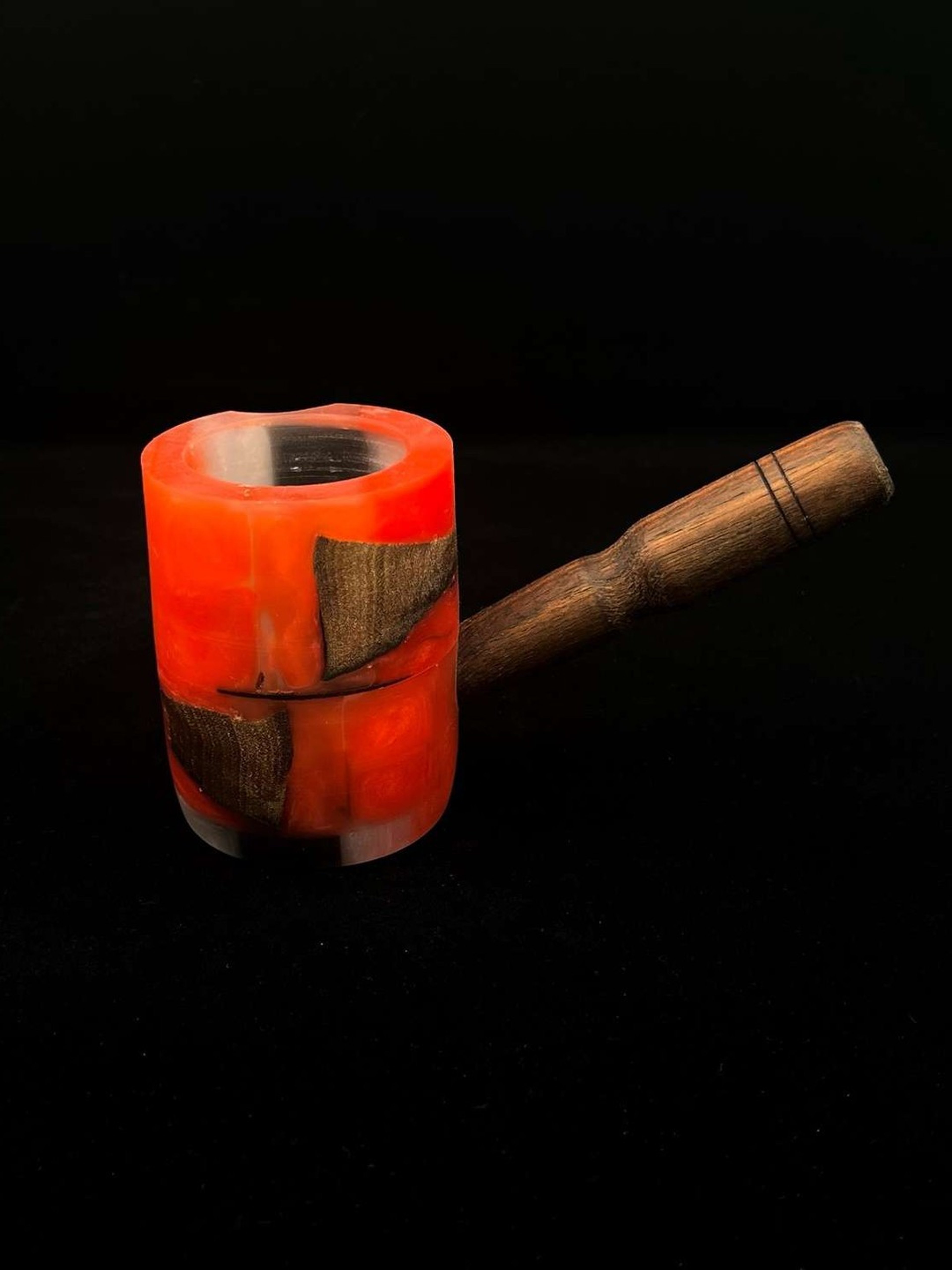 Wood & Resin Puffco Proxy Attachment #2 by Carved Pours image 0