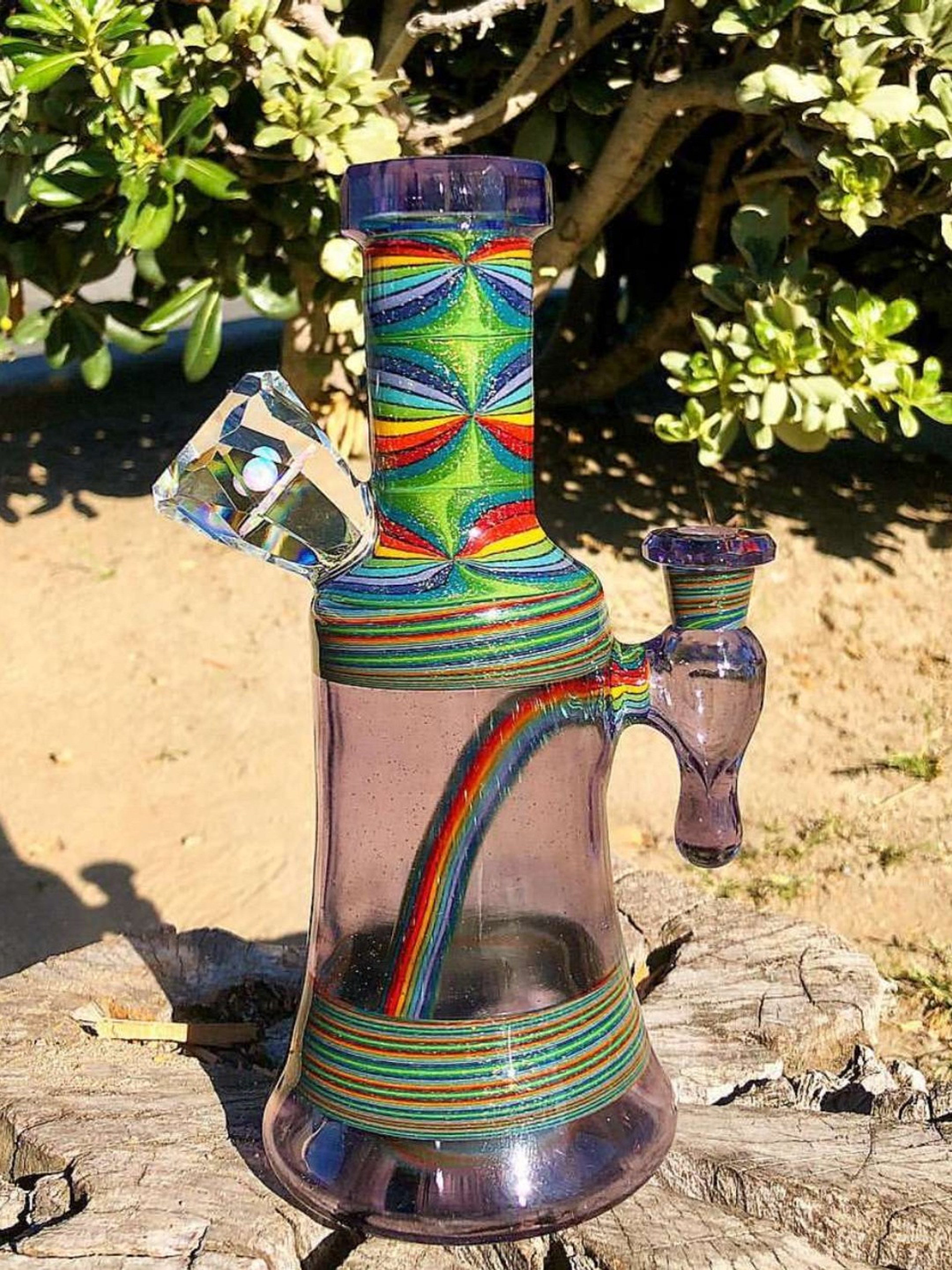 Darby Dichro/Rainbow Pull Faceted CFL Jammer - Signed and Dated 2019 image 0