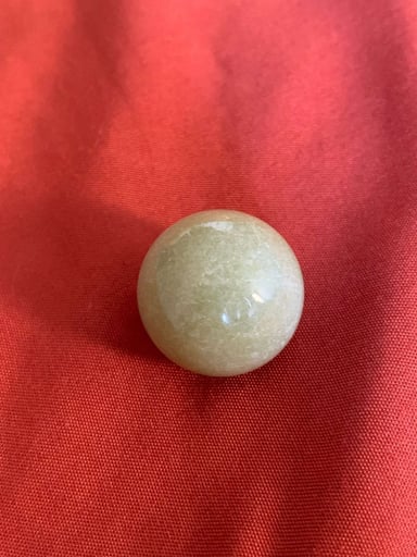 Preview pic of Green Jade Stone Marble + UV pearl set 🐉