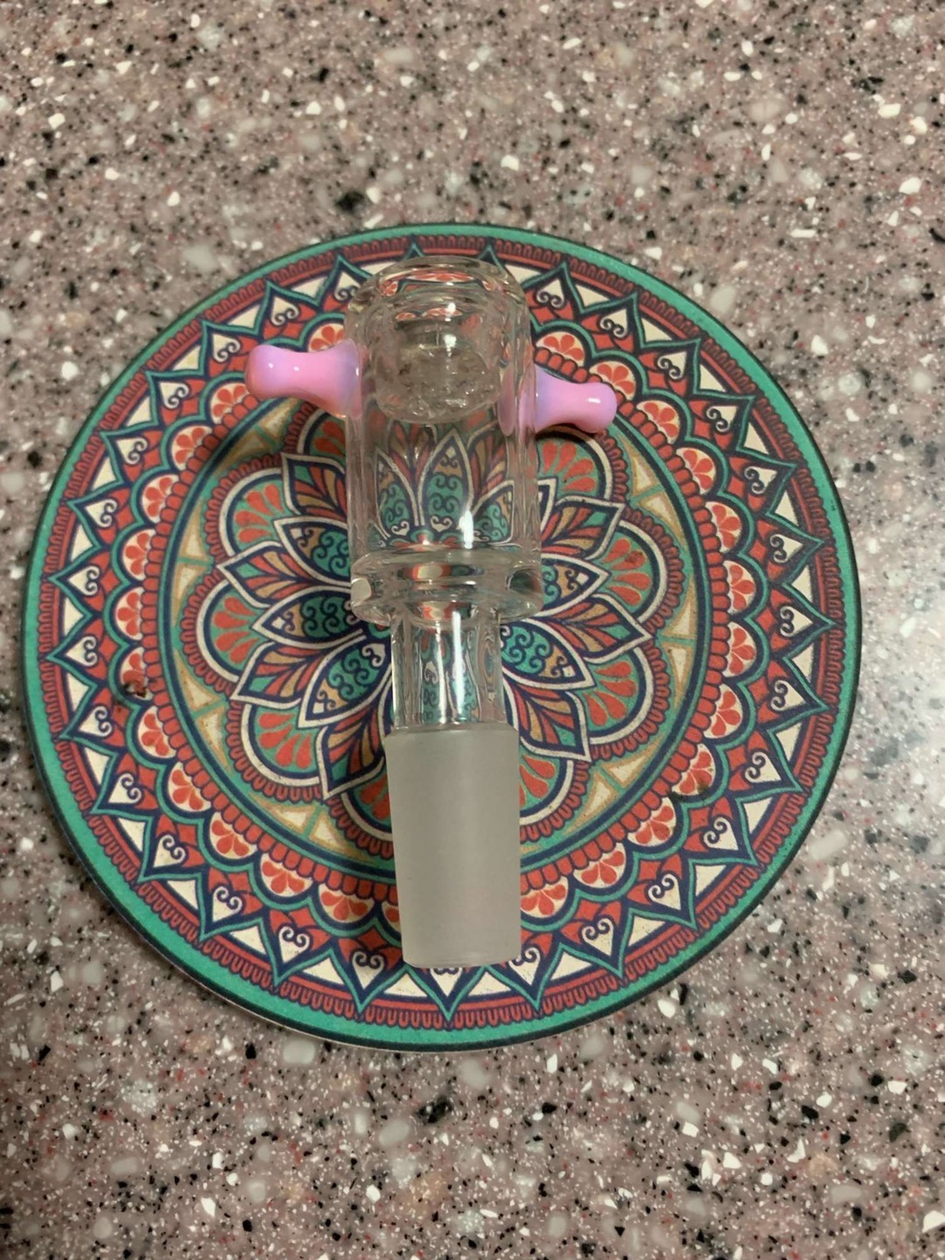 Preview pic of Pink Bowl w/ Handle & Screen