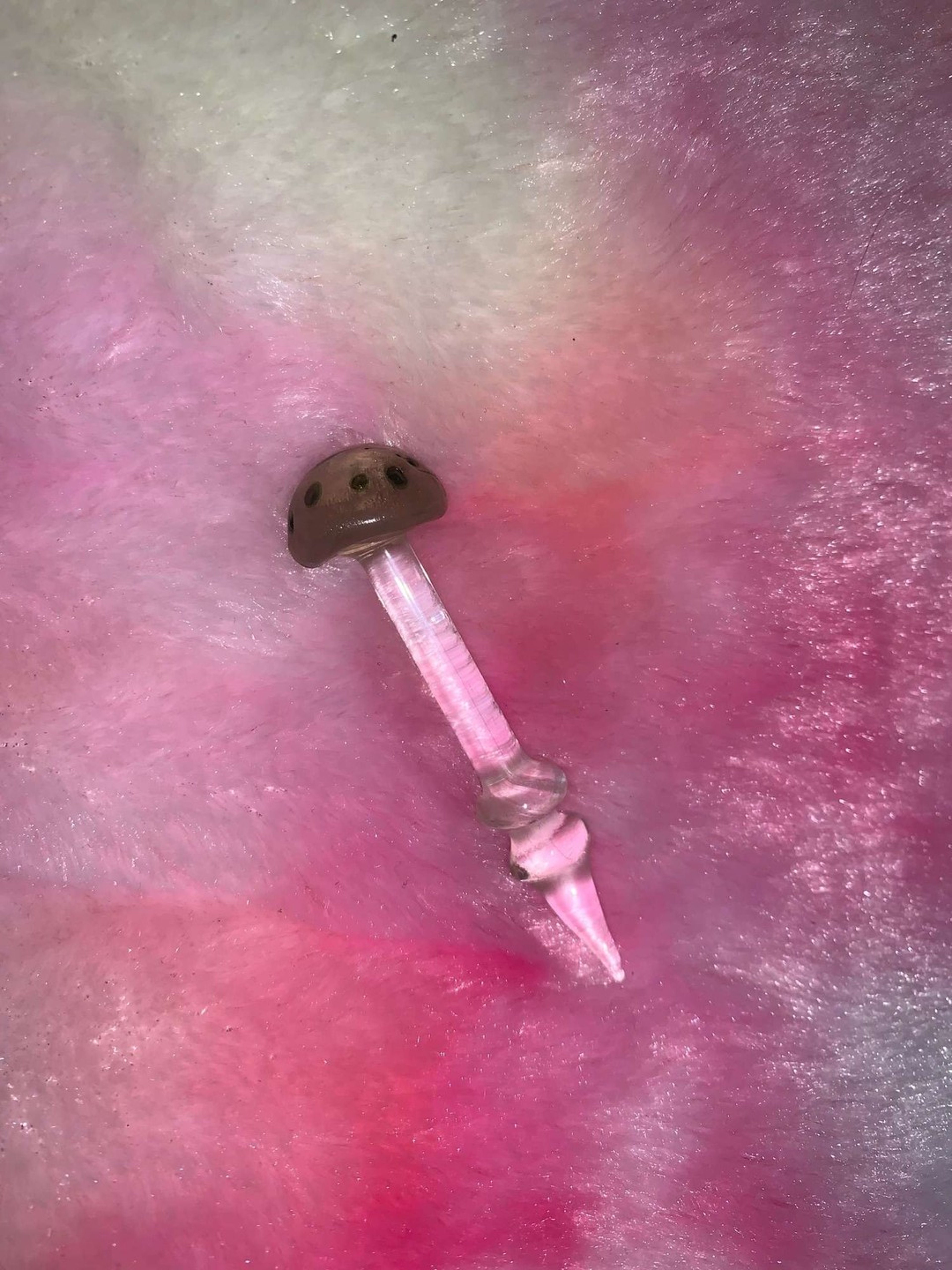Mushroom Dabber Tool/Poker (Clear) π image 0