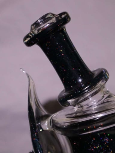 Preview pic of Gentry Glass Crushed Opal 3 Perc Stem