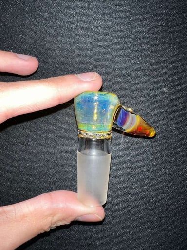 Preview pic of 18mm Fume x Amber purple Slide (TRADE/SALE)