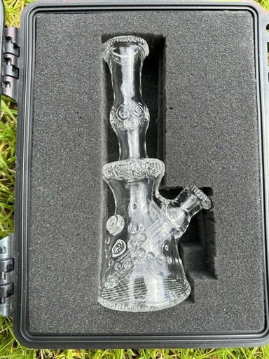 Preview pic of Hensley Art Glass Mini Tube Includes Case Painted by HensleyArt