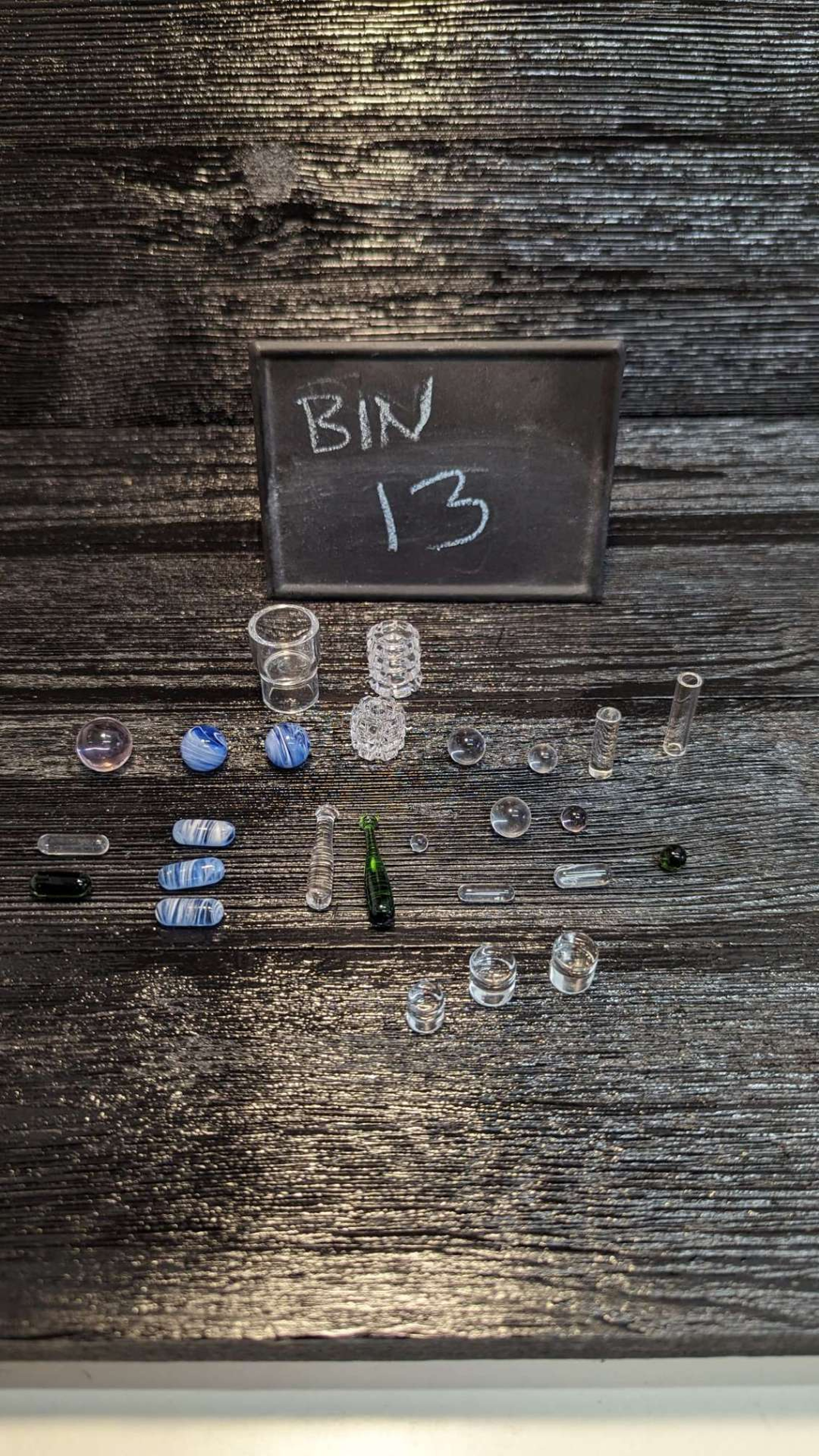 Assorted Glass and quartz Inserts image 0