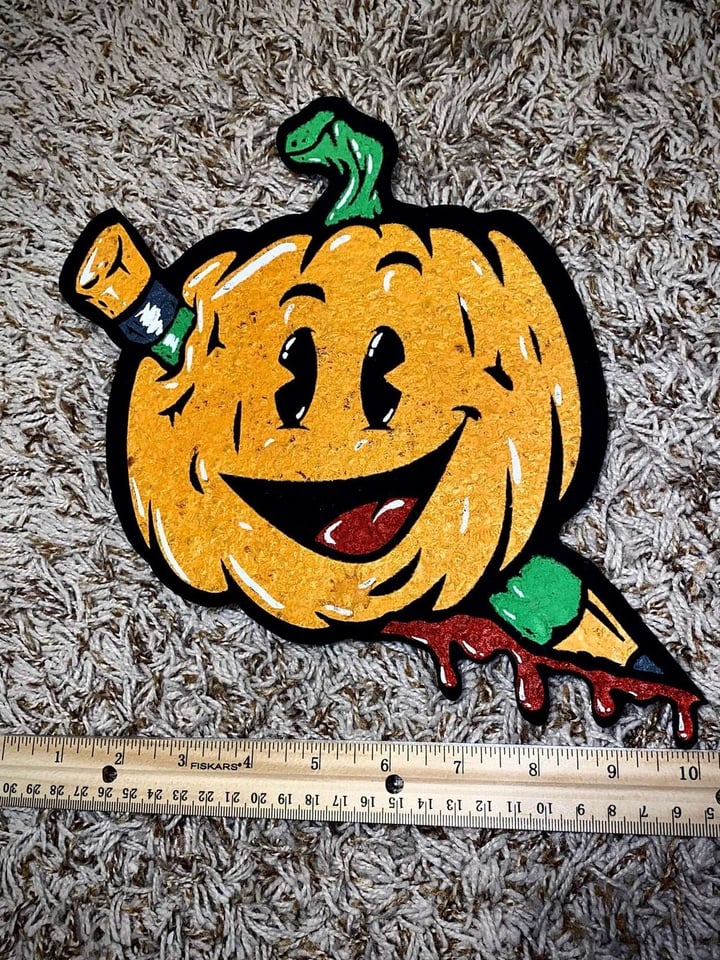 Sherbet Pumpkin Pencil Moodmat Signed Image 3