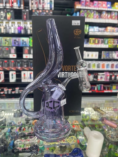 Preview pic of Ic glass vortex rig purple
