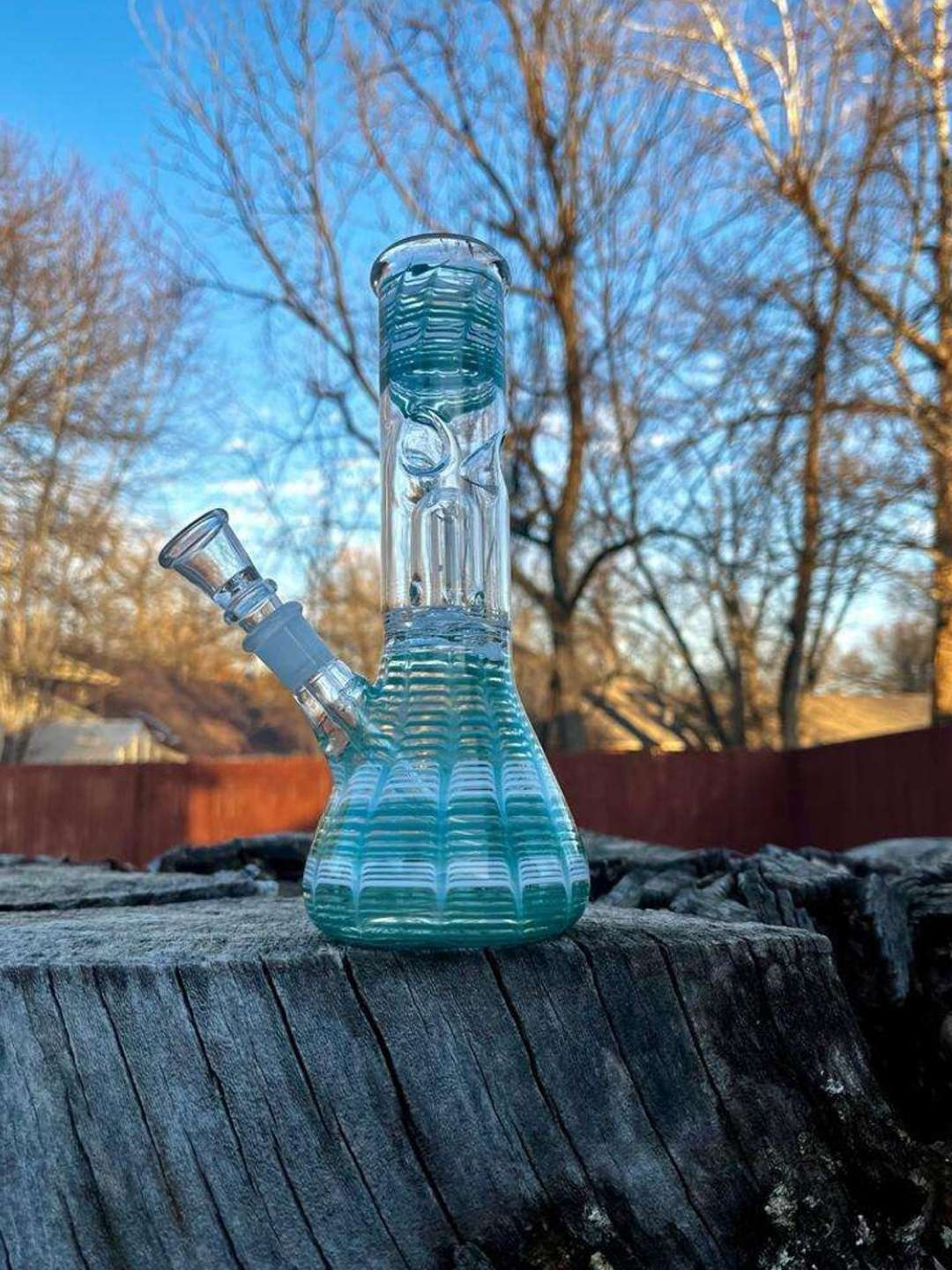 Preview pic of 7" Glass Beakers Bong Rig