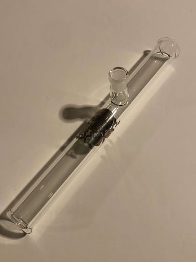 Preview pic of Name Brand Glass Steamroller Skull Logo Used 18mm Joint