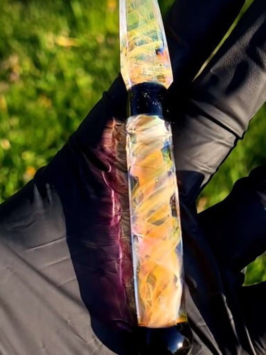 Preview pic of 24k gold fumed knife dabber