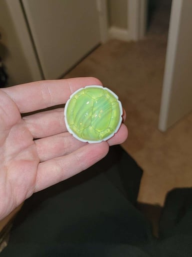 Preview pic of Porter Glass turtle shell pendant for sale !