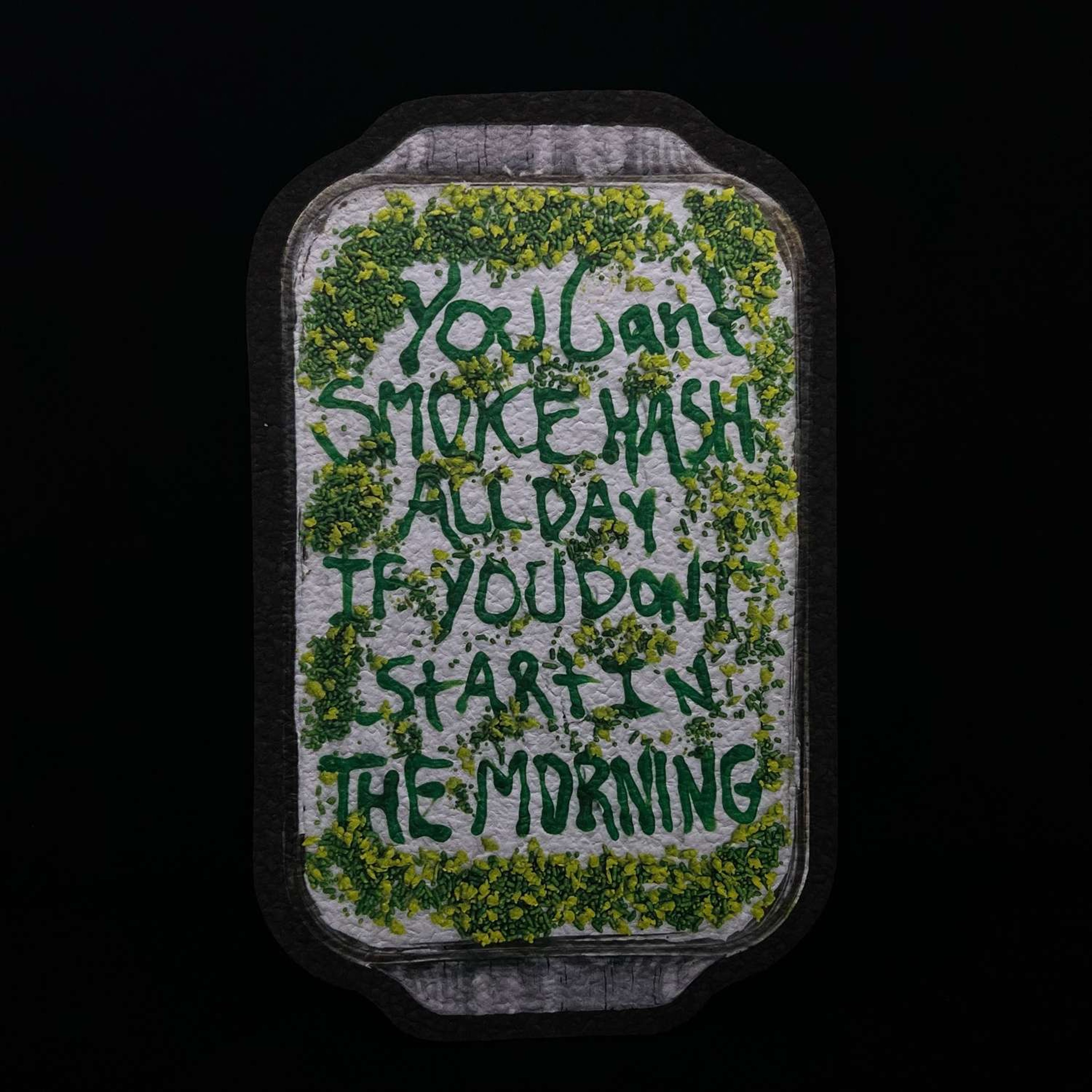 Smoke All Day Ashtray Mat by Moodmats x Wookerson (Lot Comedy) image 0