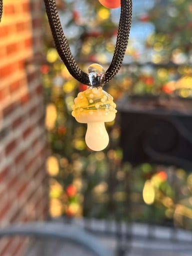 Preview pic of Lemon Yellow Shroom Pendy 🎄XMAS SALE🎄