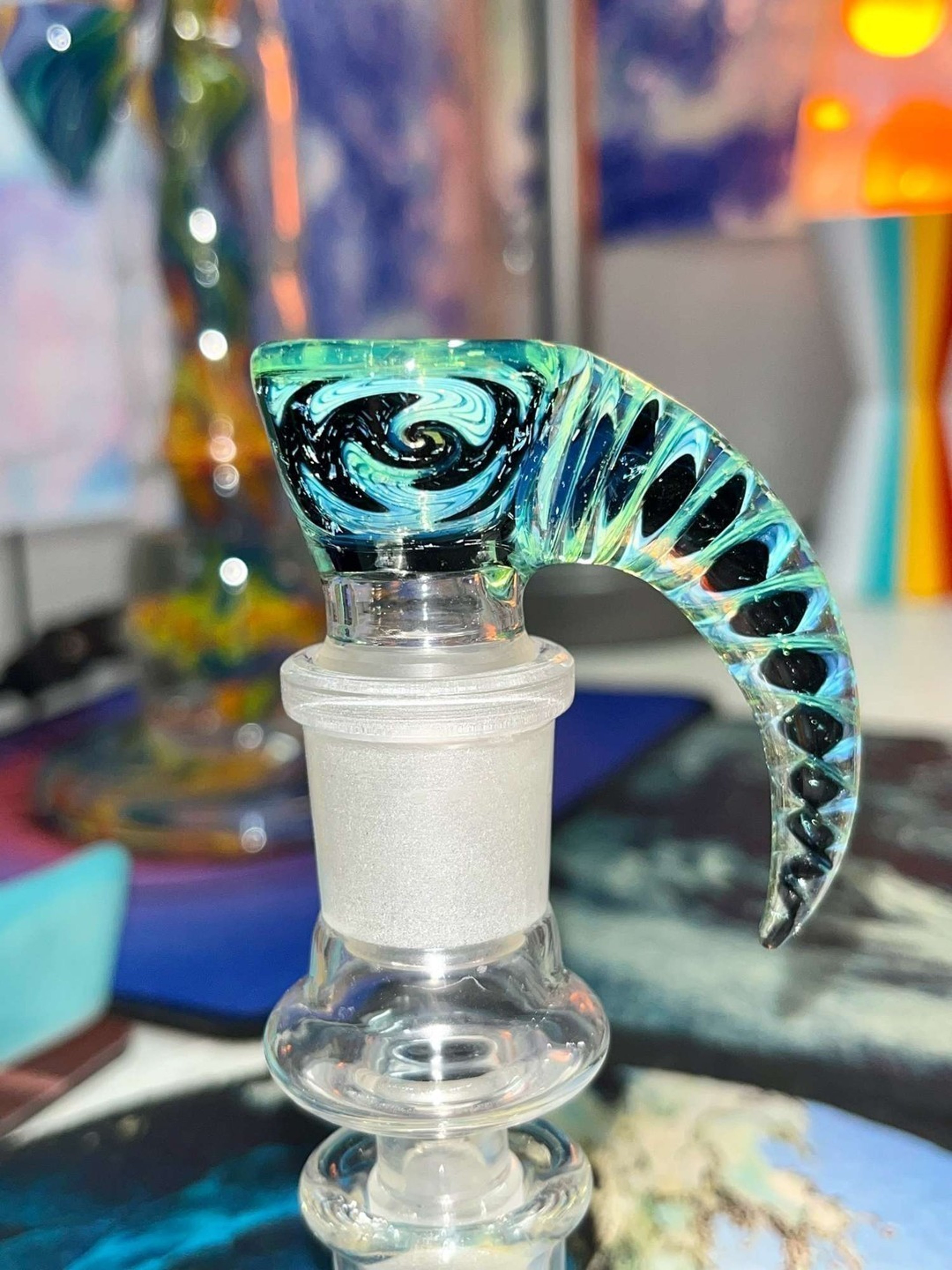 Texas tubes slyme dichro wig wag 18mm 4 hole image 0