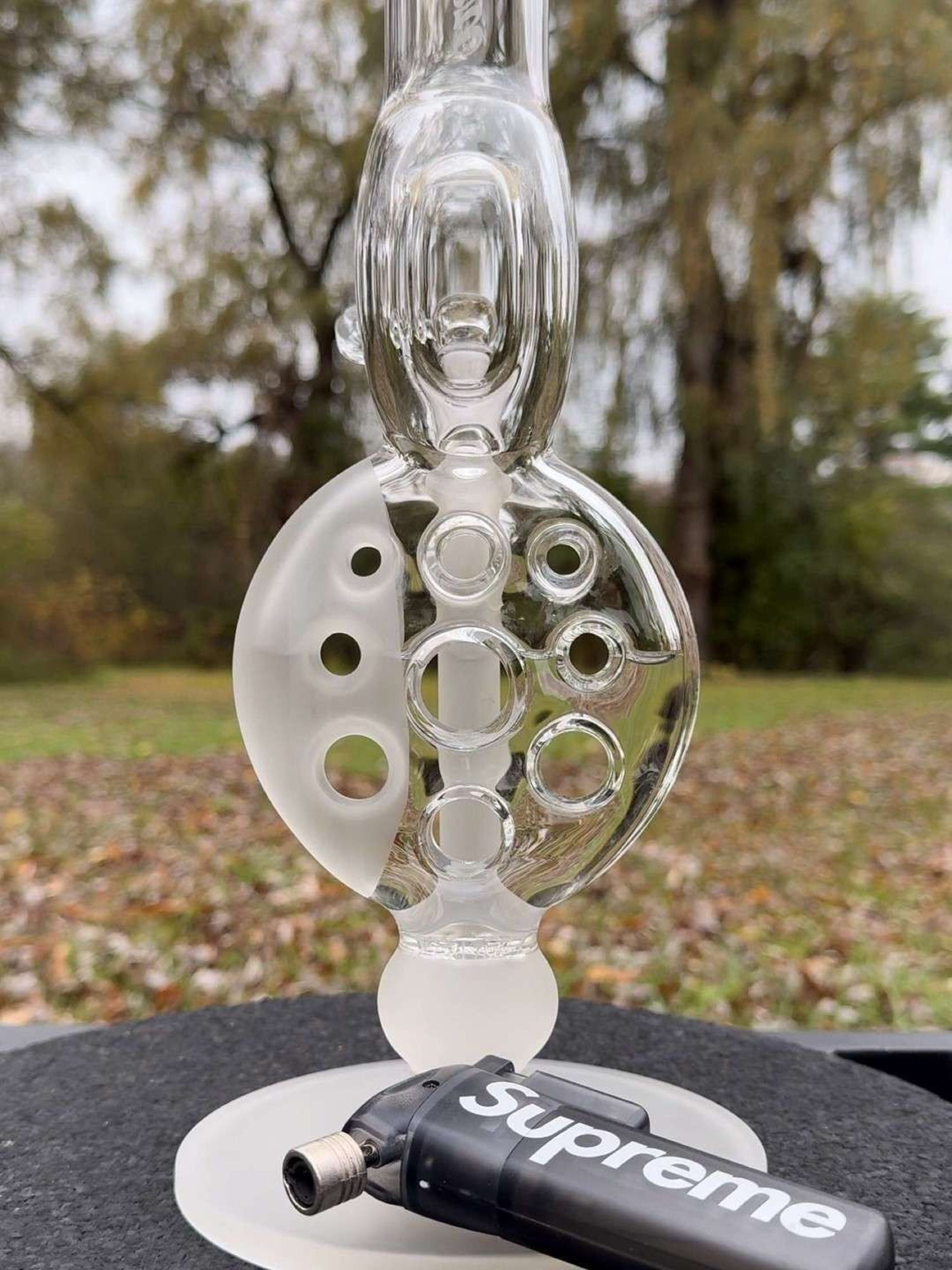 Swiss Perc Partially Frosted 9 Hole image 0