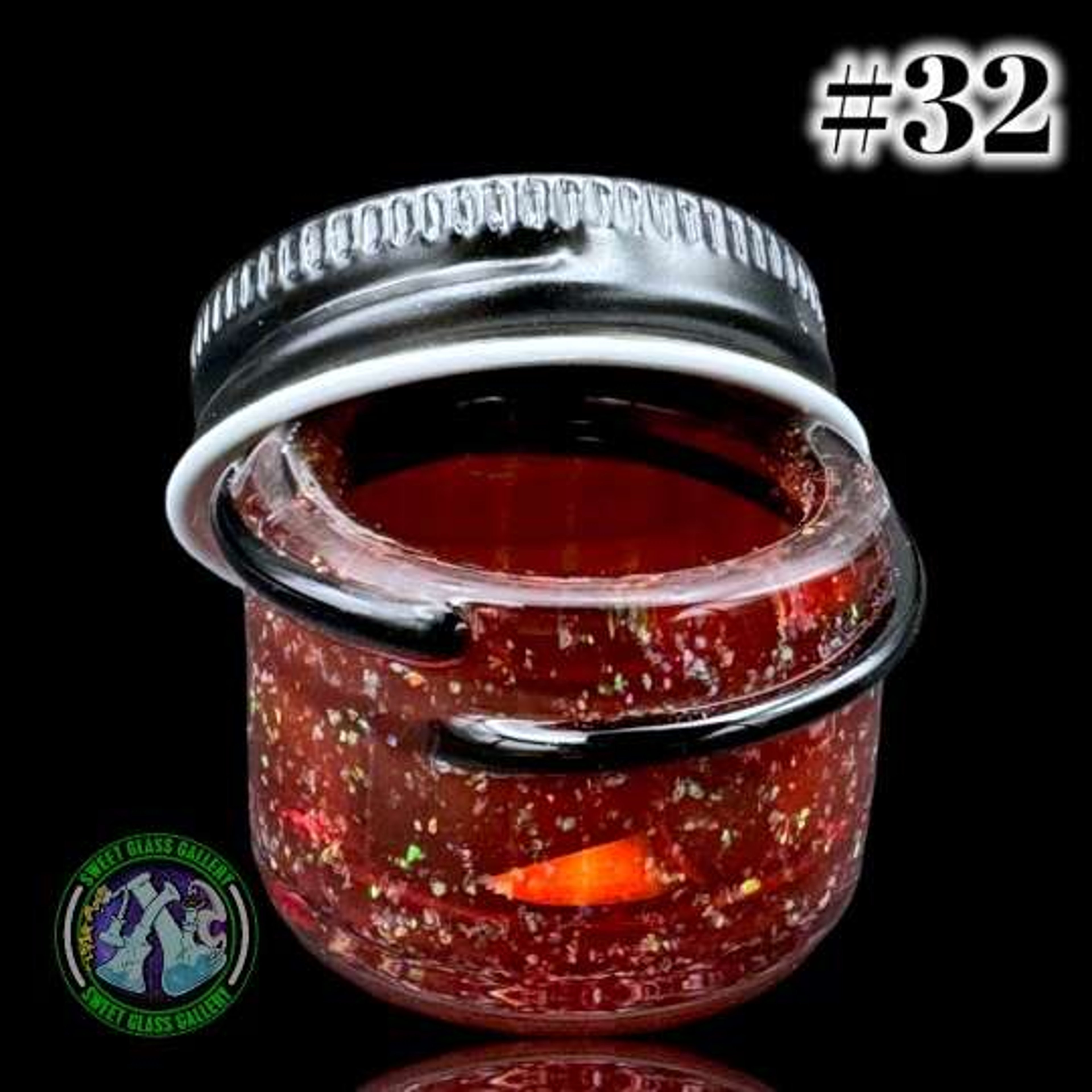 Empty1 - Micro Baller Jar #32 - Crushed Opal image 0