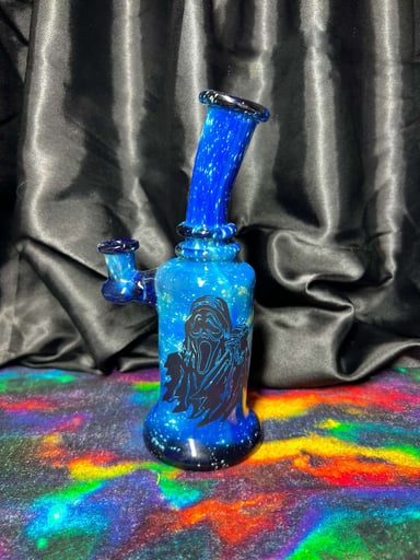 Preview pic of Raya Glass Galaxy Blue Water Pipe