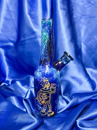 Preview pic of Raya Glass Rick/Bender Galaxy Water Pipe