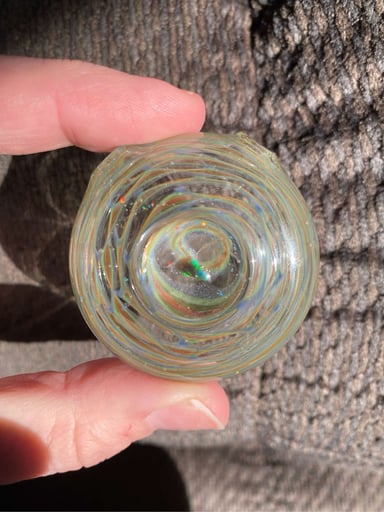 Preview pic of Rainbow Crushed Opal Hollow Pendant